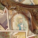 Alice au milieu d'un miroir