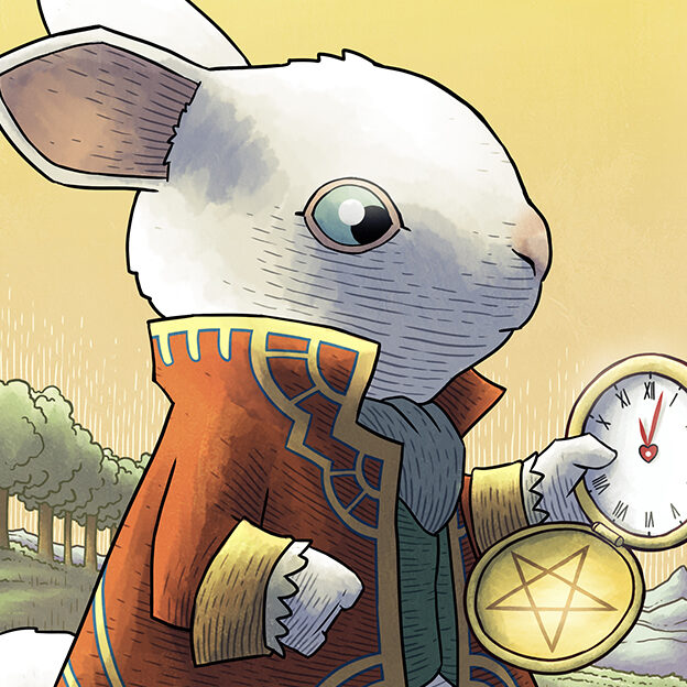 Toujours courir, toujours en retard : la Reine Rouge, le Lapin Blanc et le Tarot