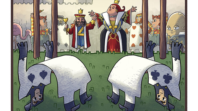 La partie de croquet de la Reine de Cœur