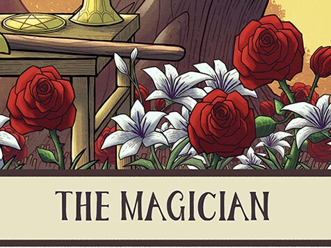 Carte 1 du tarot divinatoire : Le Bateleur