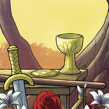 Carte 1 du tarot divinatoire : Le Bateleur